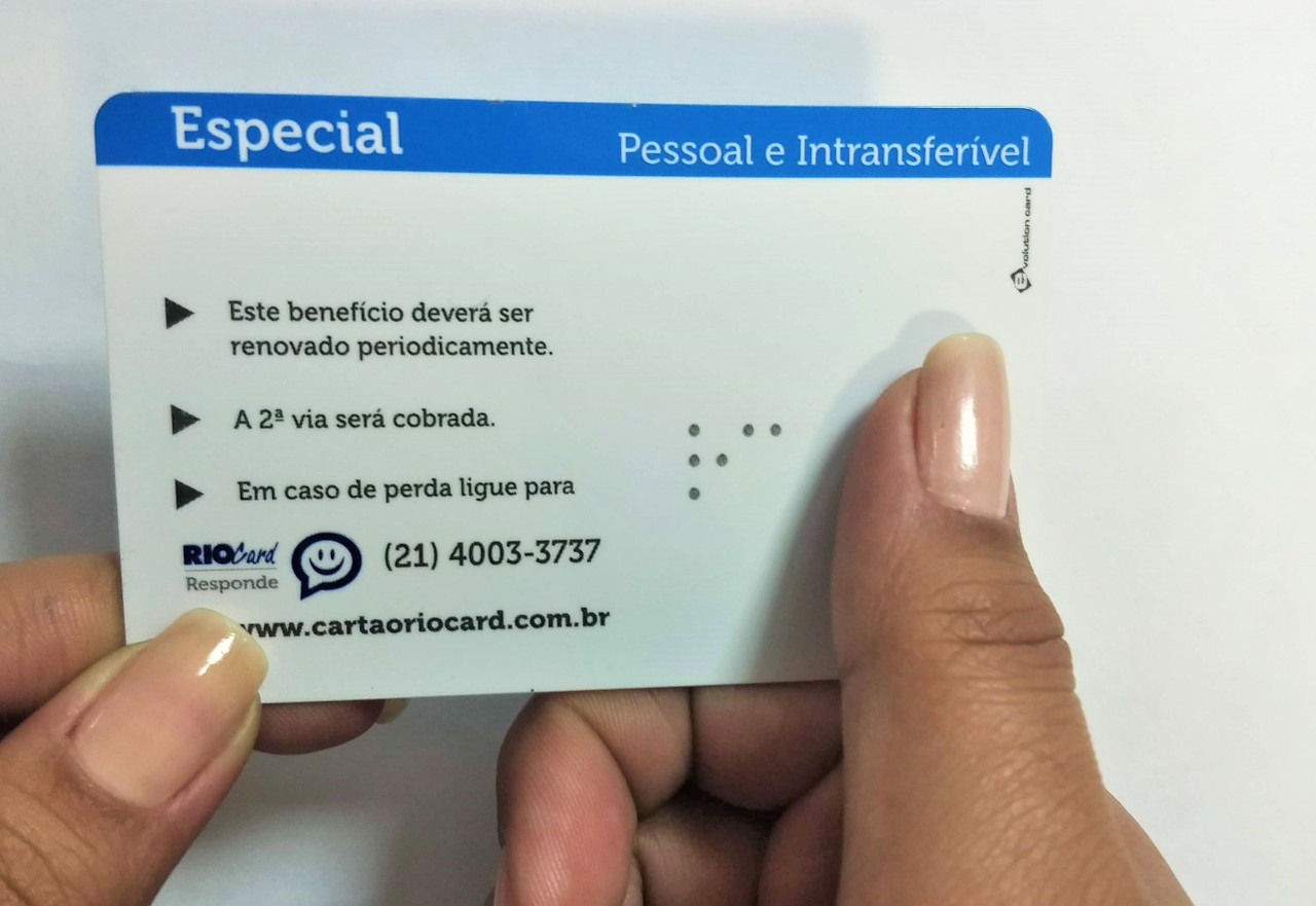 Rio De Janeiro Lança Cartão Em Braile Agentes Da Mobilidade 7797