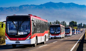 ônibus com transmissão automática e eficientes 